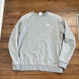 adidas originals three stripe sweatshirt